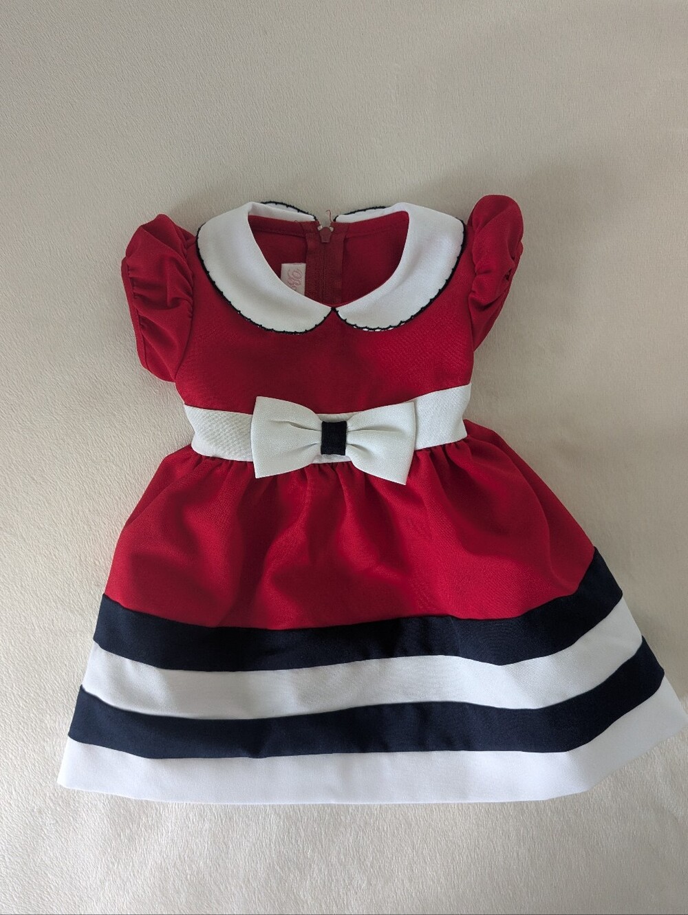Red, White, Blue Baby Dress - 3-6 Months